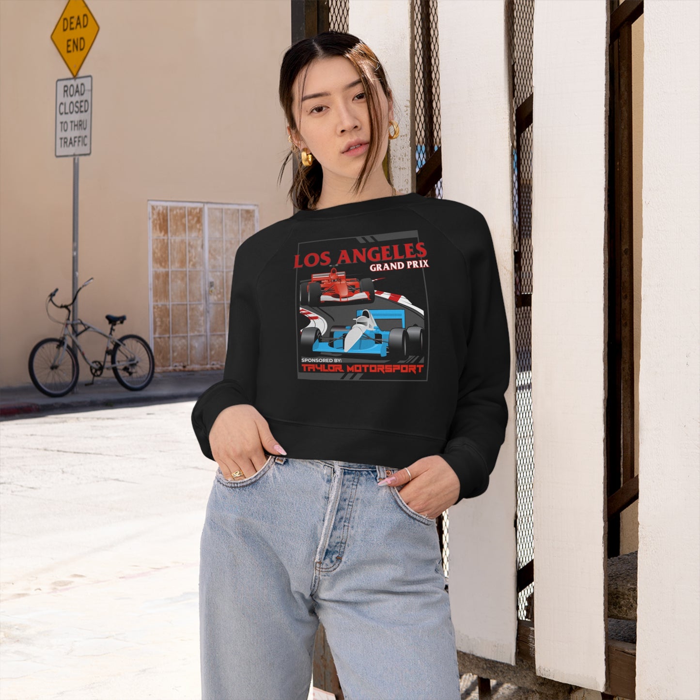 Taylor Motorsport Formula 1 Los Angeles Grand Prix Cropped Pullover