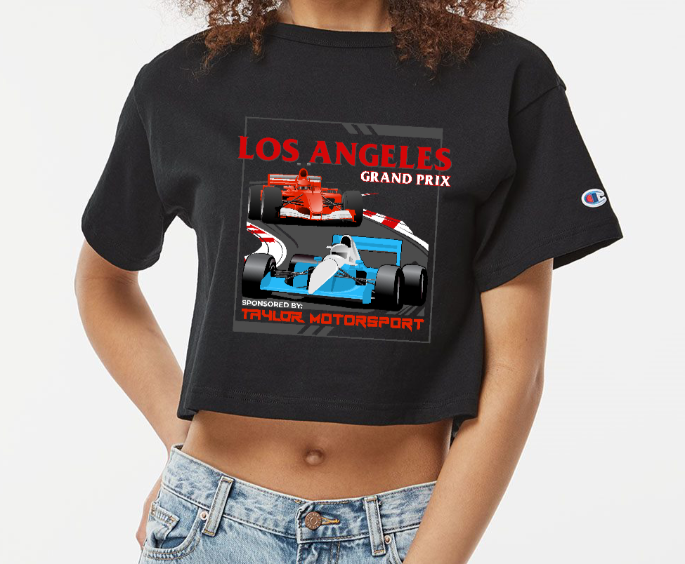 Taylor Motorsport x Champion Formula 1 Los Angeles Grand Prix Crop Top